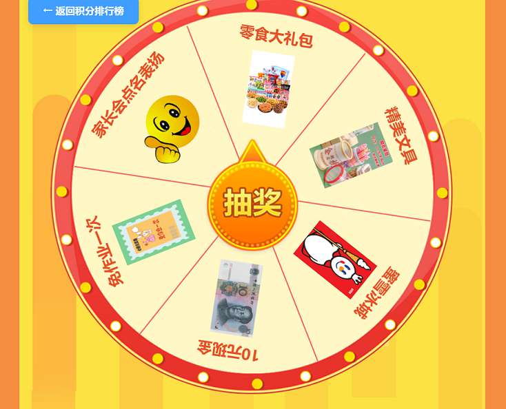 班级学生平时表现记录 积分抽奖系统源码 全开源
